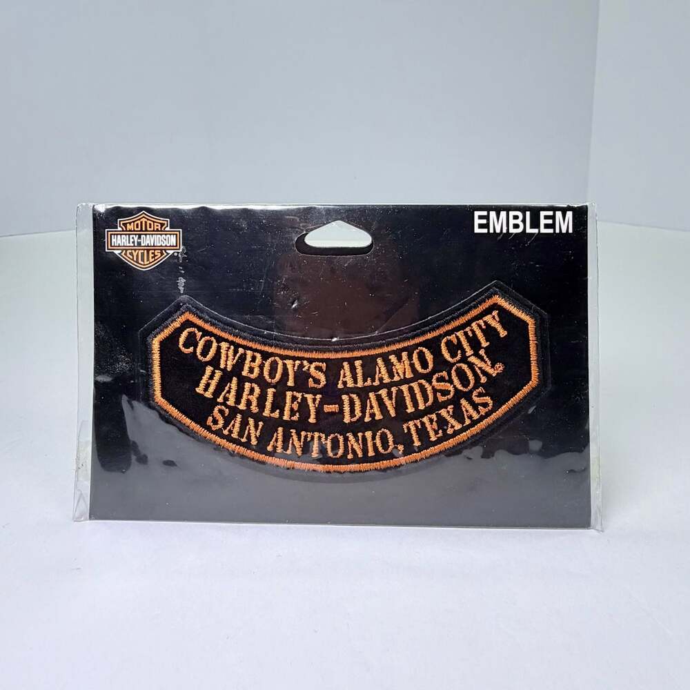 Harley-Davidson Cowboy's Alamo City San Antonio Texas Embroidered Patch
